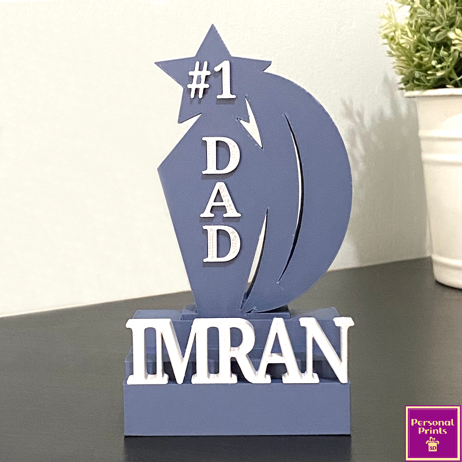 PERSONALISED #1 DAD PHONE STAND