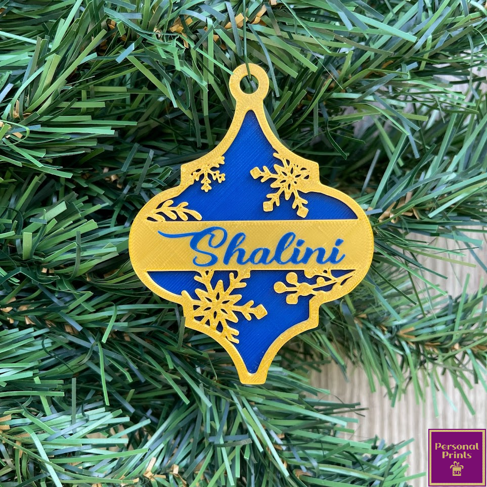 PERSONALISED ARABESQUE BUNDLE ORNAMENTS