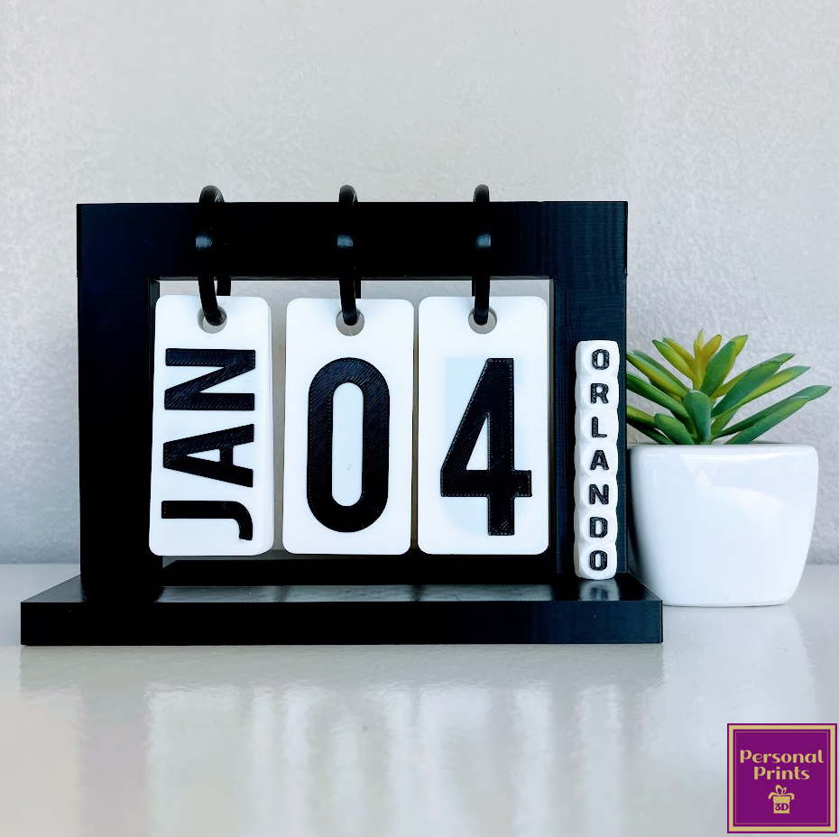 PERSONALISED DESK FLIP CALENDAR