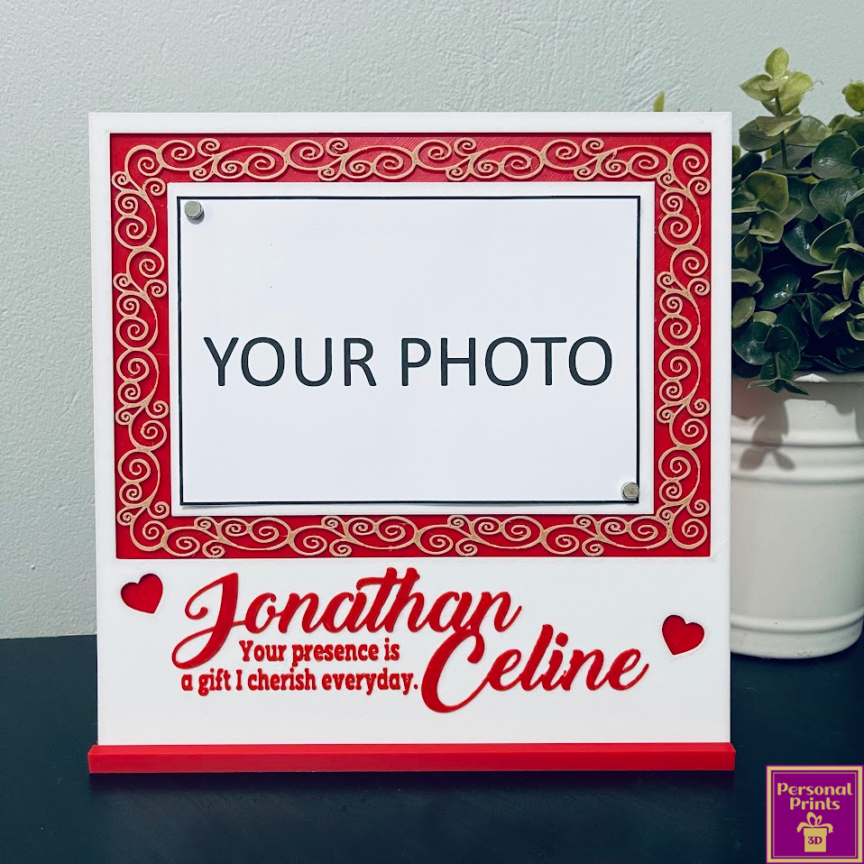 PERSONALISED LOVE MESSAGE PICTURE FRAME