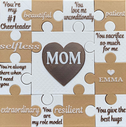 PERSONALISED MAGNETIC MOM PUZZLE