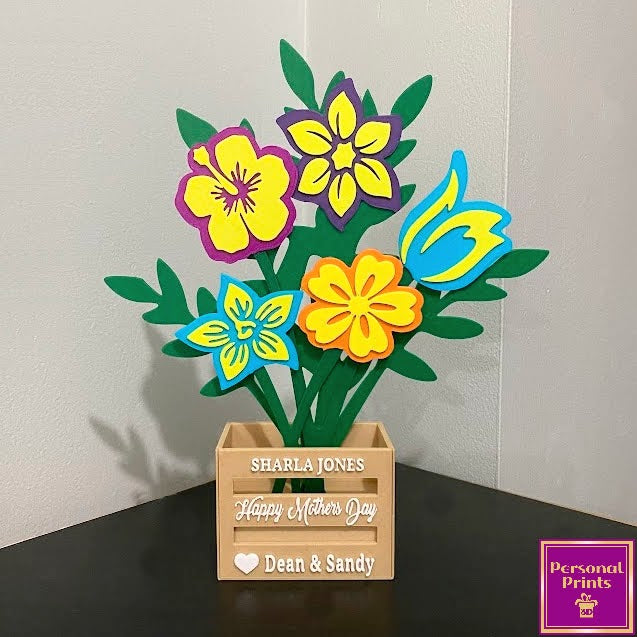 PERSONALISED FLORAL BOUQUET