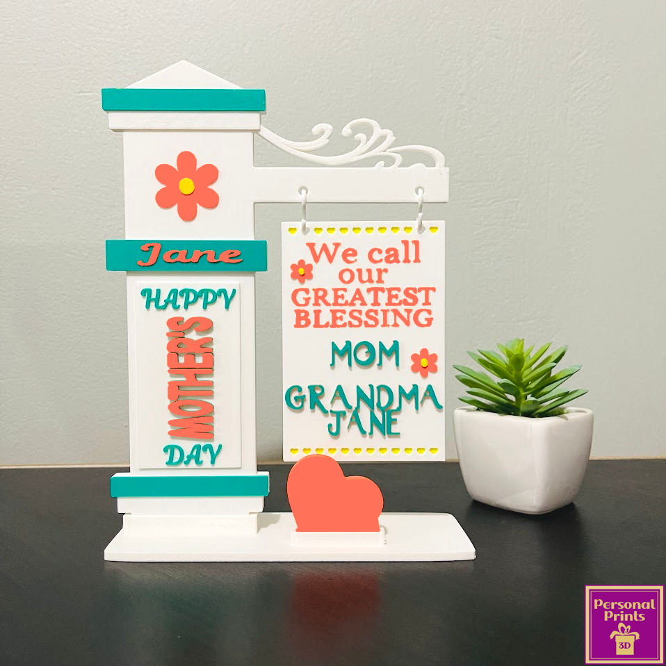 PERSONALISED MOTHER’S DAY POST SIGN
