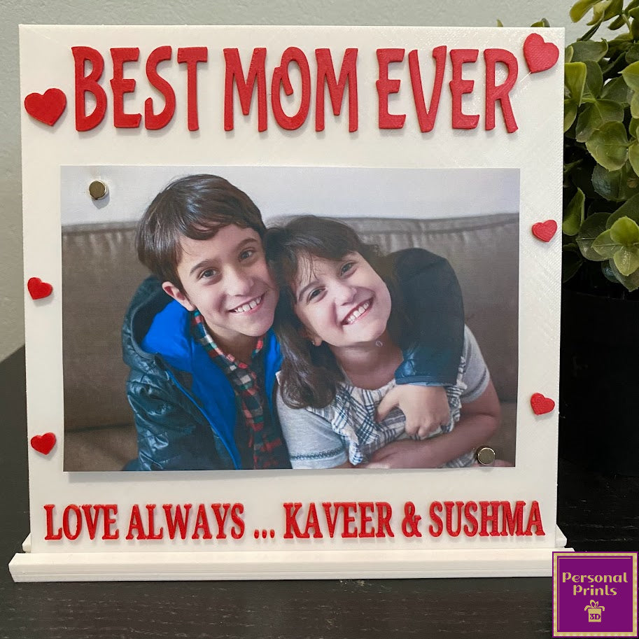 PERSONALISED BEST MOM EVER PICTURE FRAME