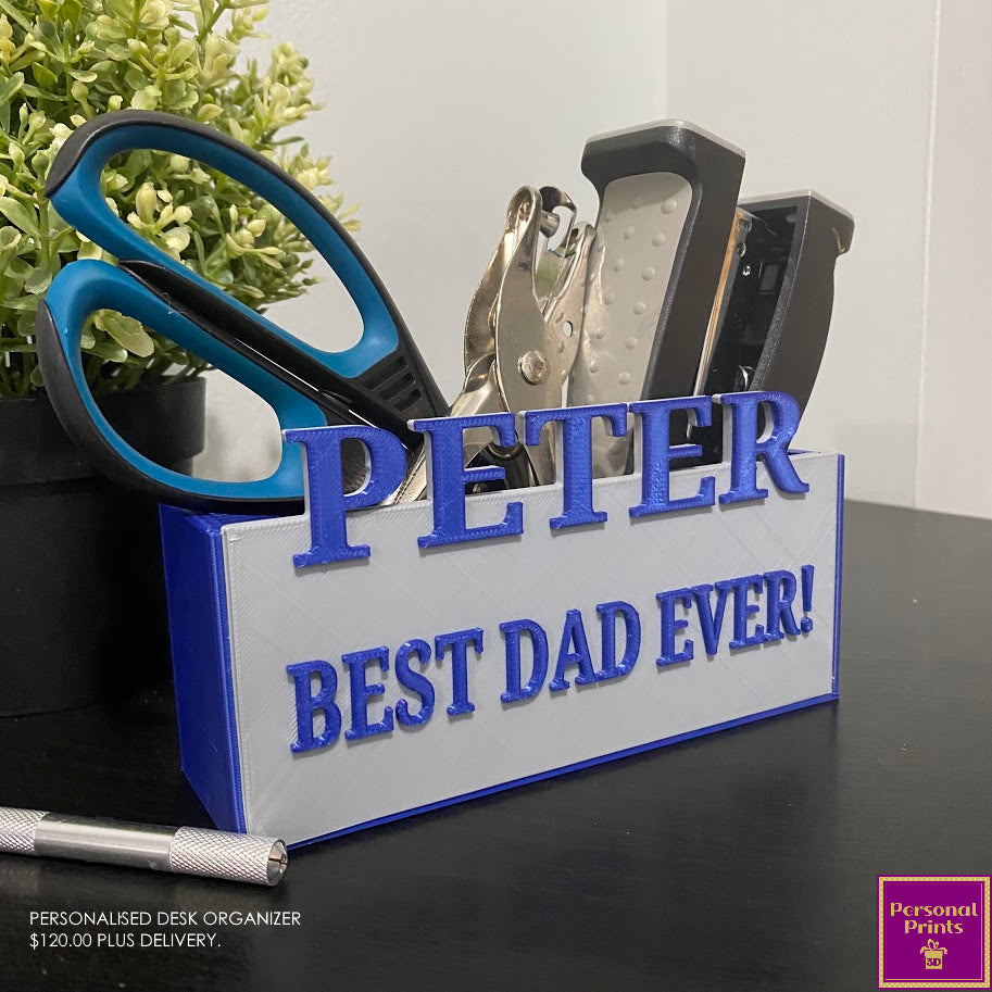 PERSONALISED FATHER’S DAY DESK ORGANIZER