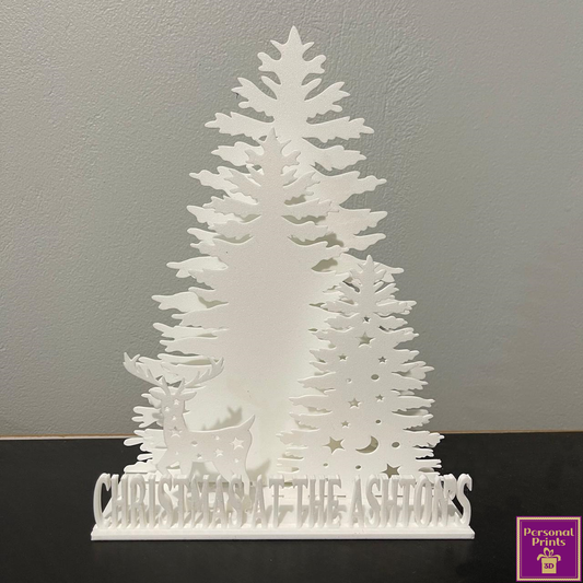 PERSONALISED WINTER WONDERLAND SHELF DECOR