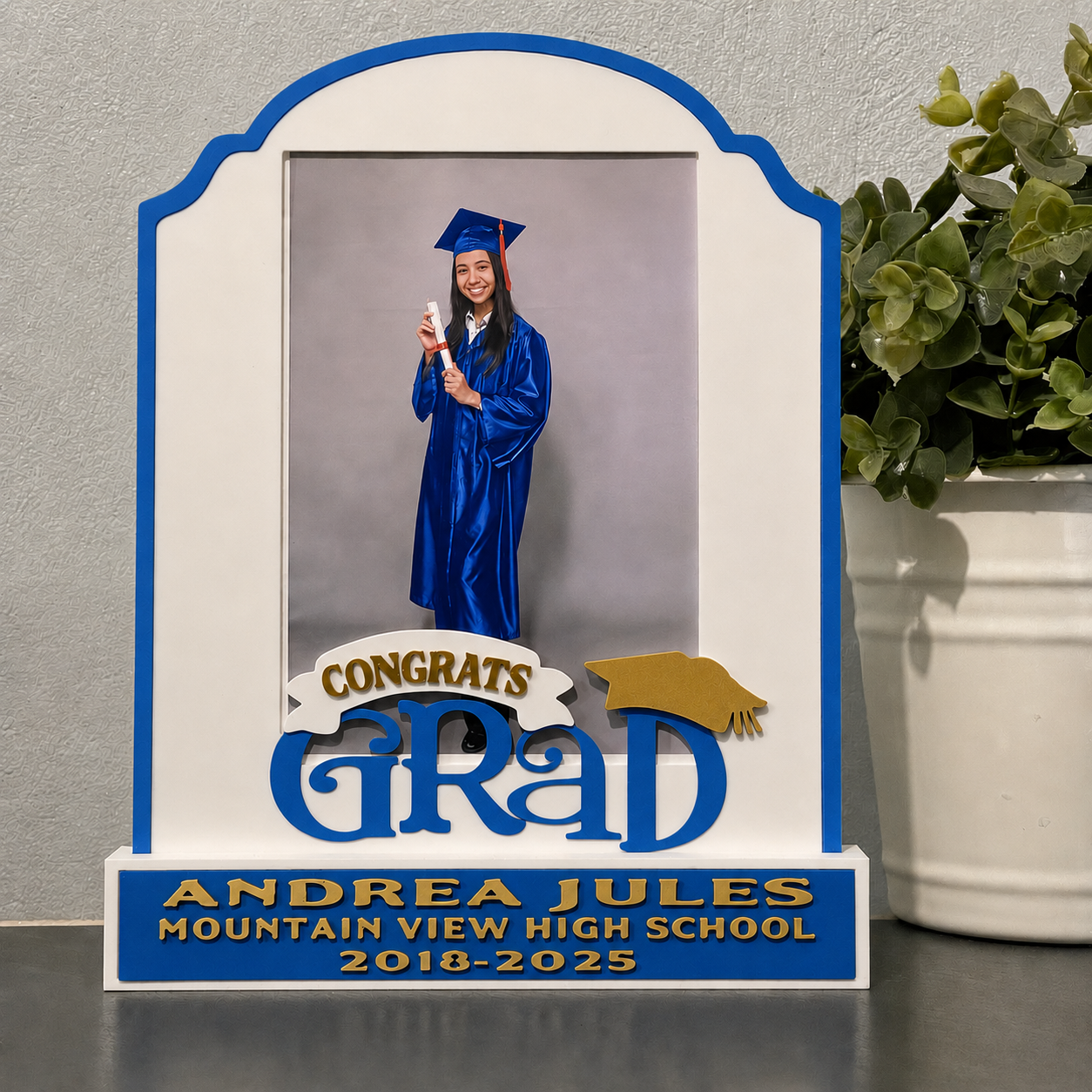 PERSONALISED CONGRATS GRAD PICTURE FRAME