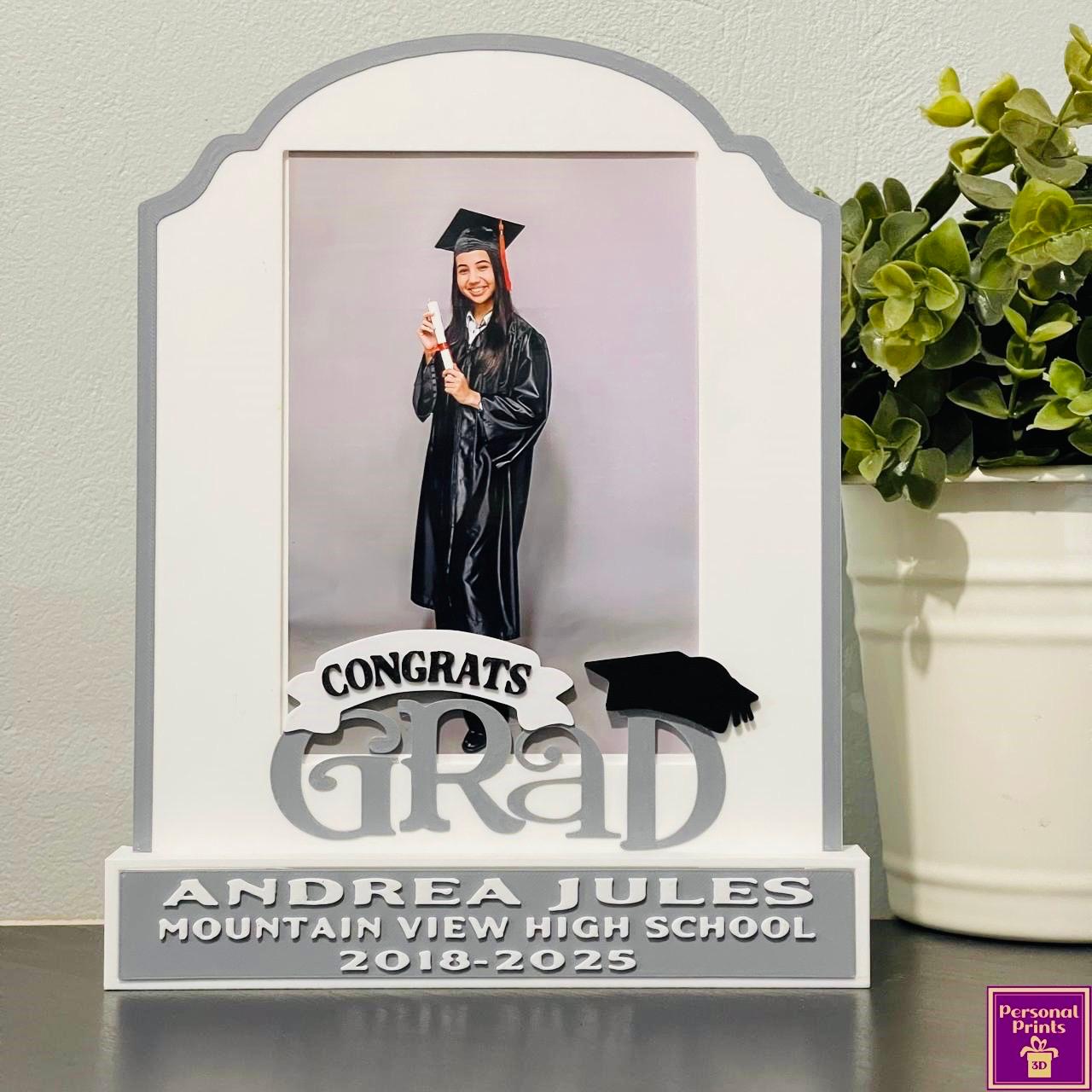 PERSONALISED CONGRATS GRAD PICTURE FRAME