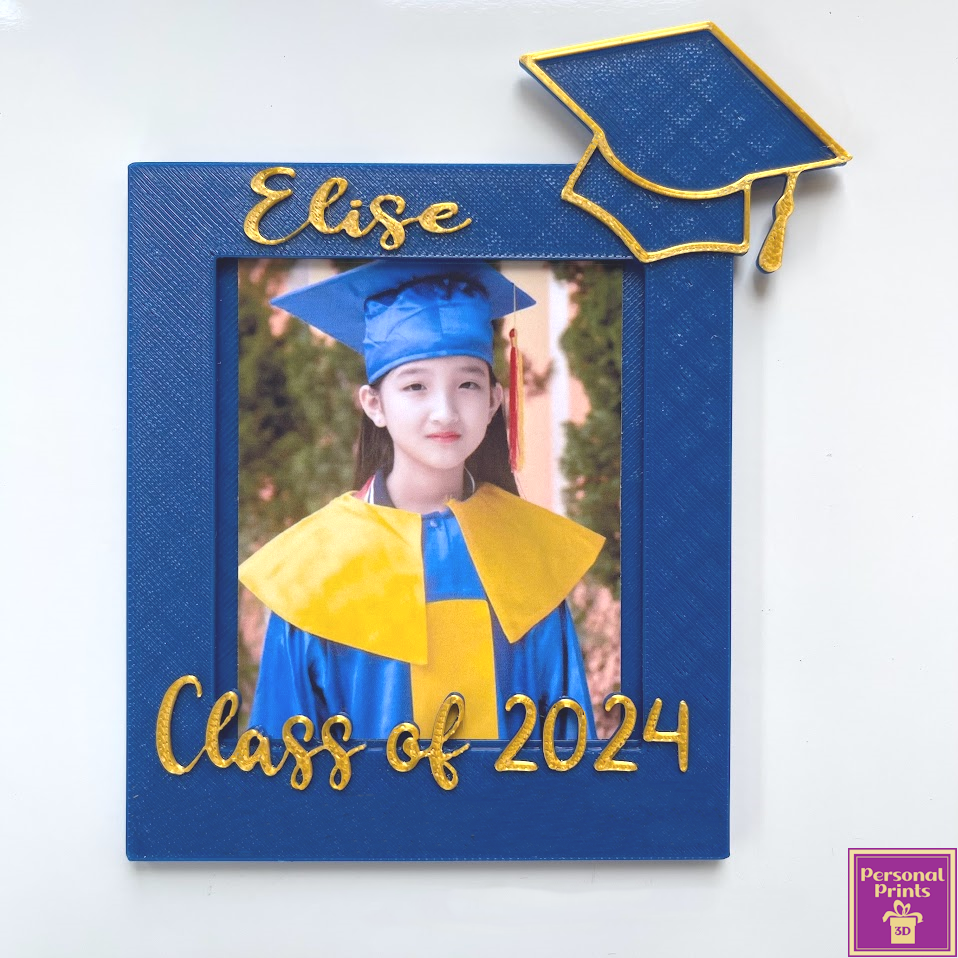 PERSONALISED GRADUATION FRIDGE MAGNET PICTURE FRAME