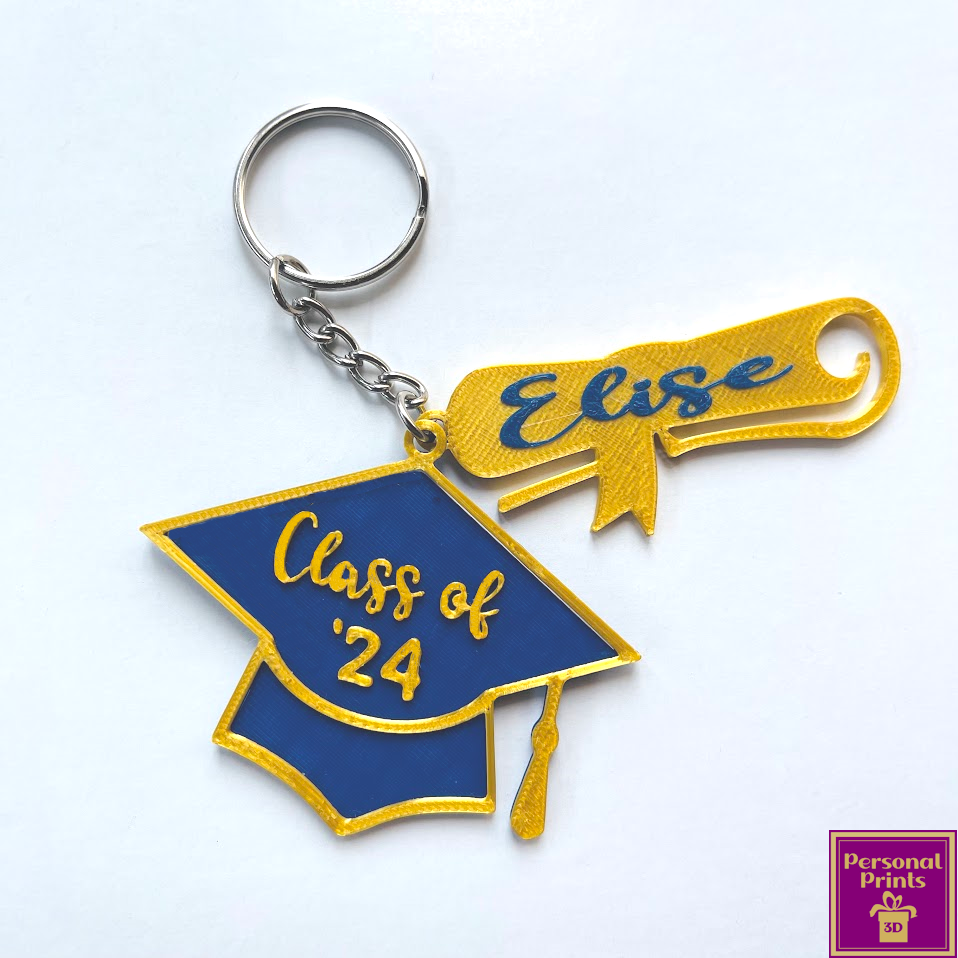 PERSONALISED GRADUATION KEYCHAIN