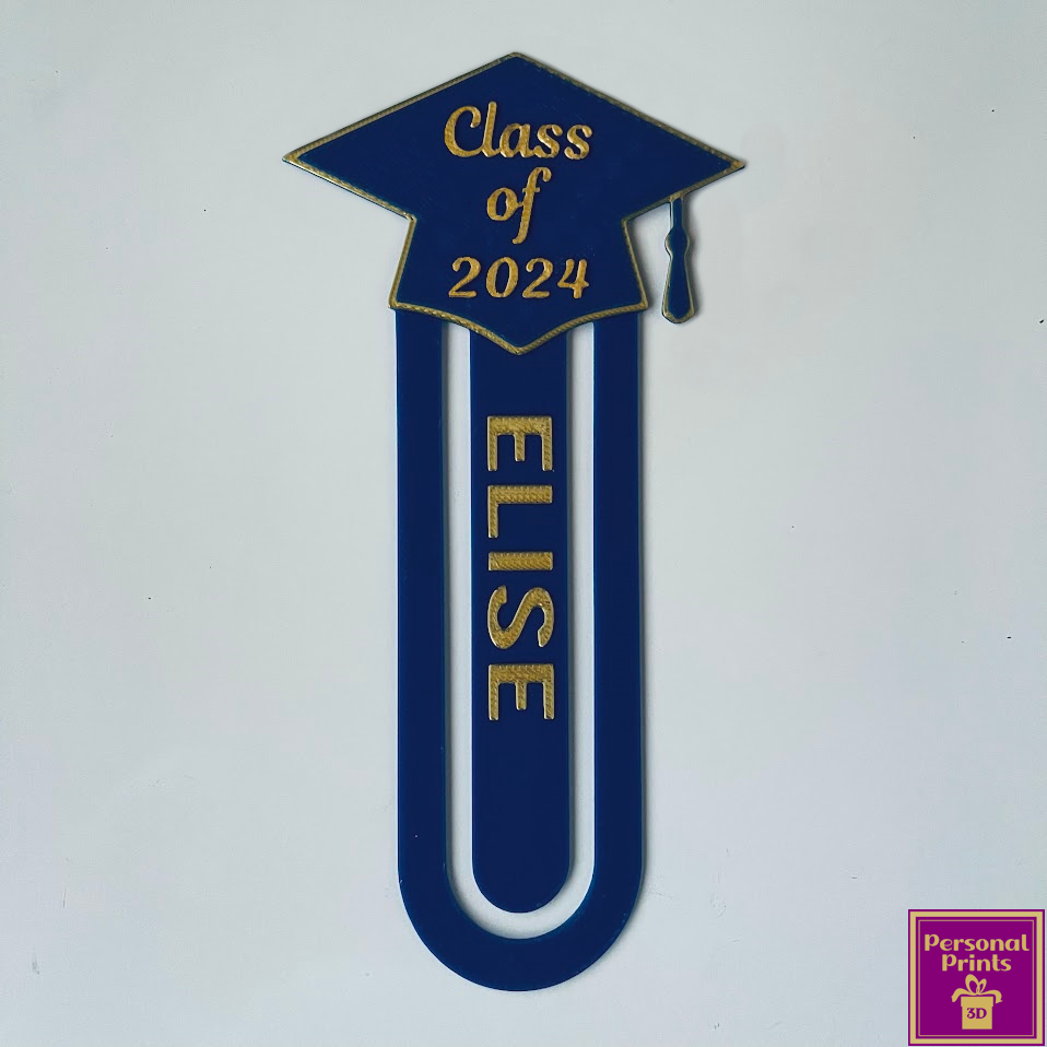 PERSONALISED GRADUATION BOOKMARKS – Personal Prints 3D