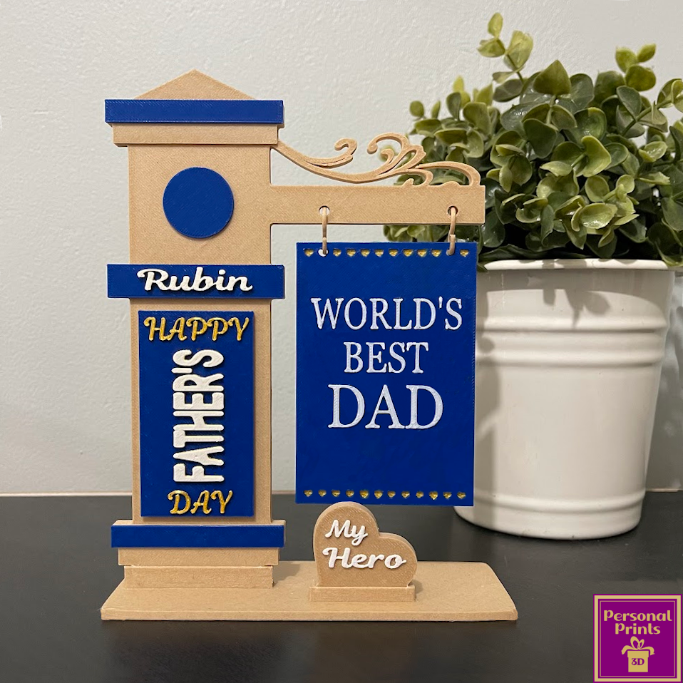 PERSONALISED FATHER’S DAY POST SIGN